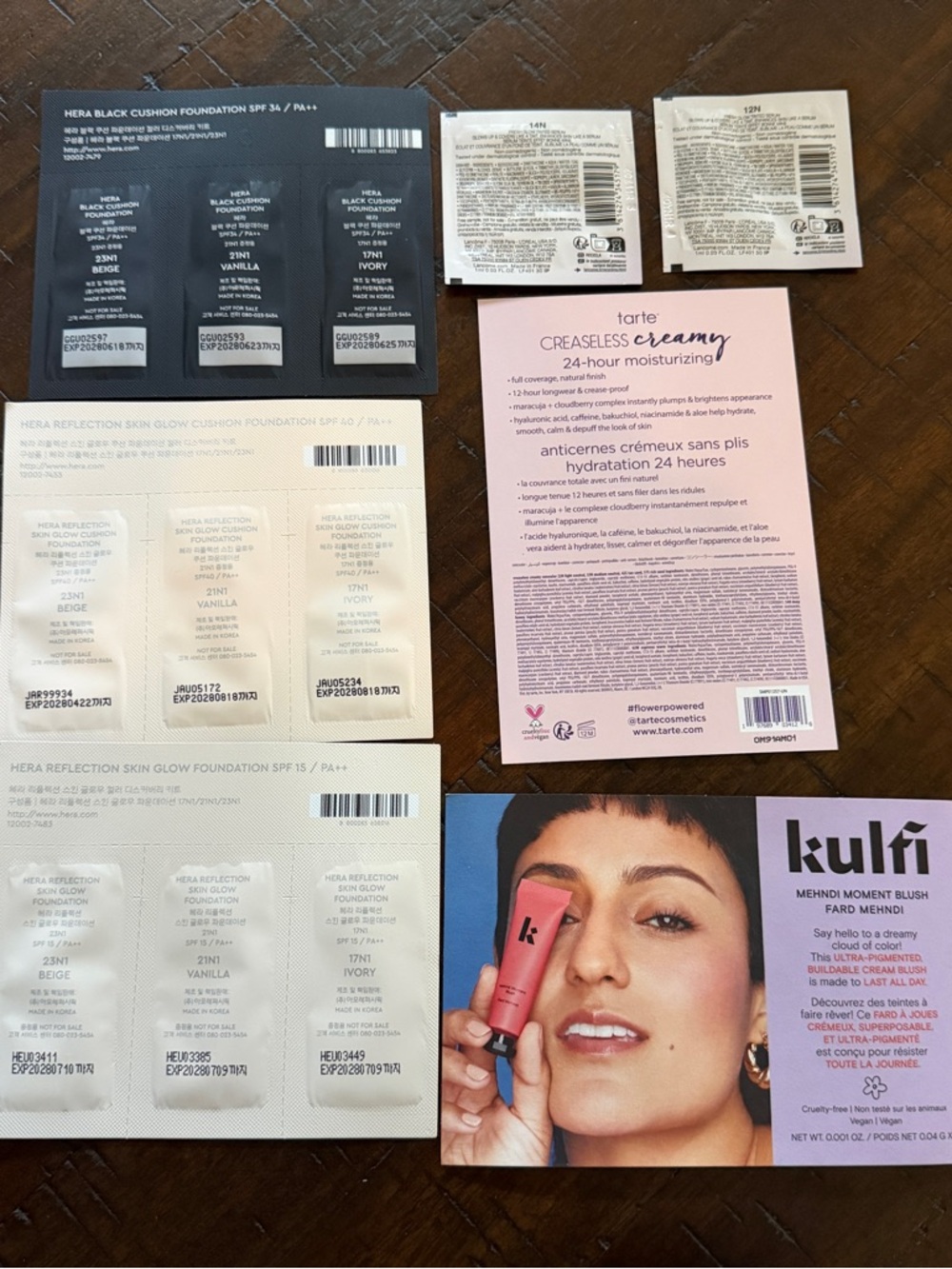 7-piece Makeup Foundation Sample Bundle - Picture 6 of 6